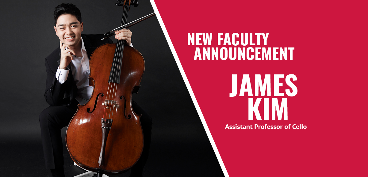 New Assistant Professor of Cello James Kim