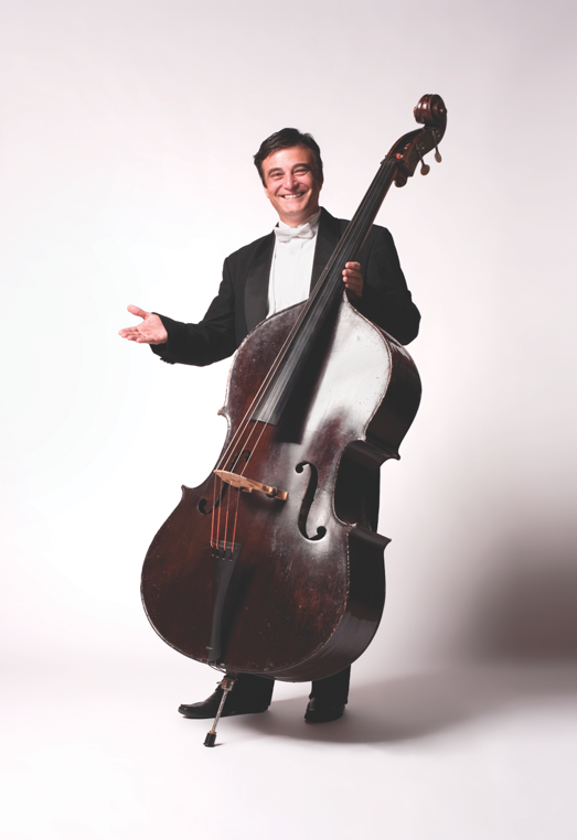 Milton Masciadri, professor of double bass. Image by Jay Thomas