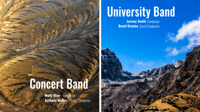 Concert Band and University Band