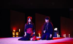 Carmen (Xiaohan Chen) and Don Jose (Minesol Hong) in “Tragedy of Carmen” March 21, 2024. (Photo provided by Xiaohon Chen).