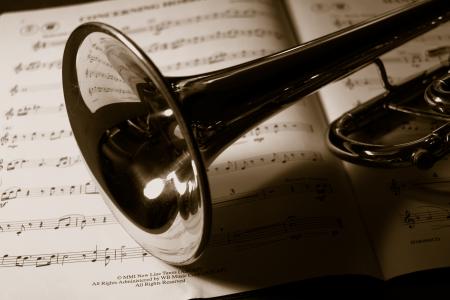 Trumpet & music. Photo credit: Jameziecakes / Foter / CC BY