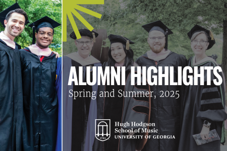 Choral Conducting Graduates and Faculty, some under copy and graphics