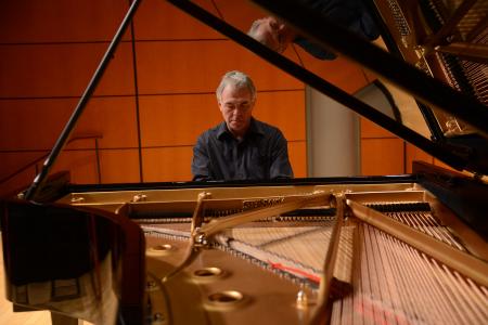 Rivkin at the piano