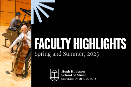 Faculty trio performs, plus text and graphics