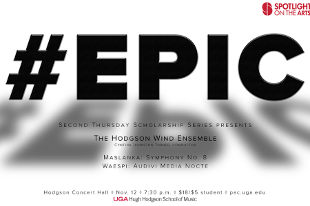 Second Thursday - Hodgson Wind Ensemble poster